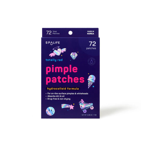 Totally Rad Hydrocolloid Acne Patches For Pimples Whiteheads: Navy