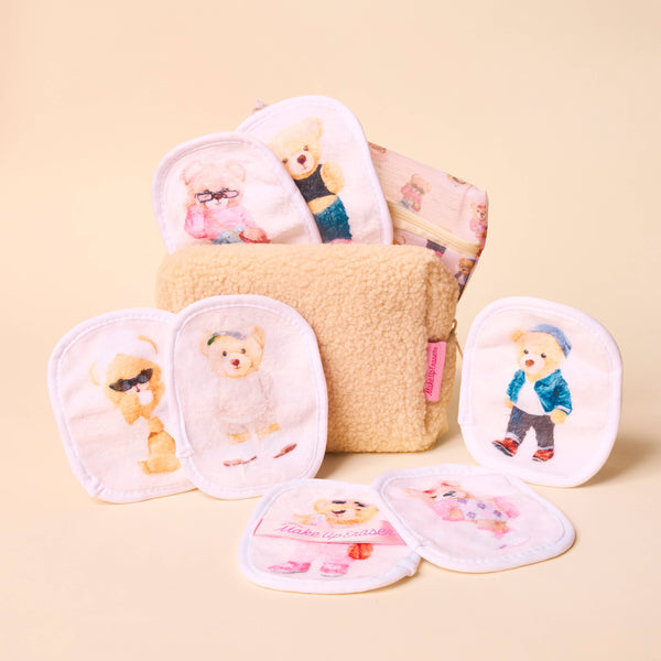 Teddy Bear 7-Day Gift Set & Cosmetic Bag