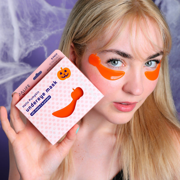 Halloween Hello Pumpkin Brightening Undereye Masks - 6 Pairs