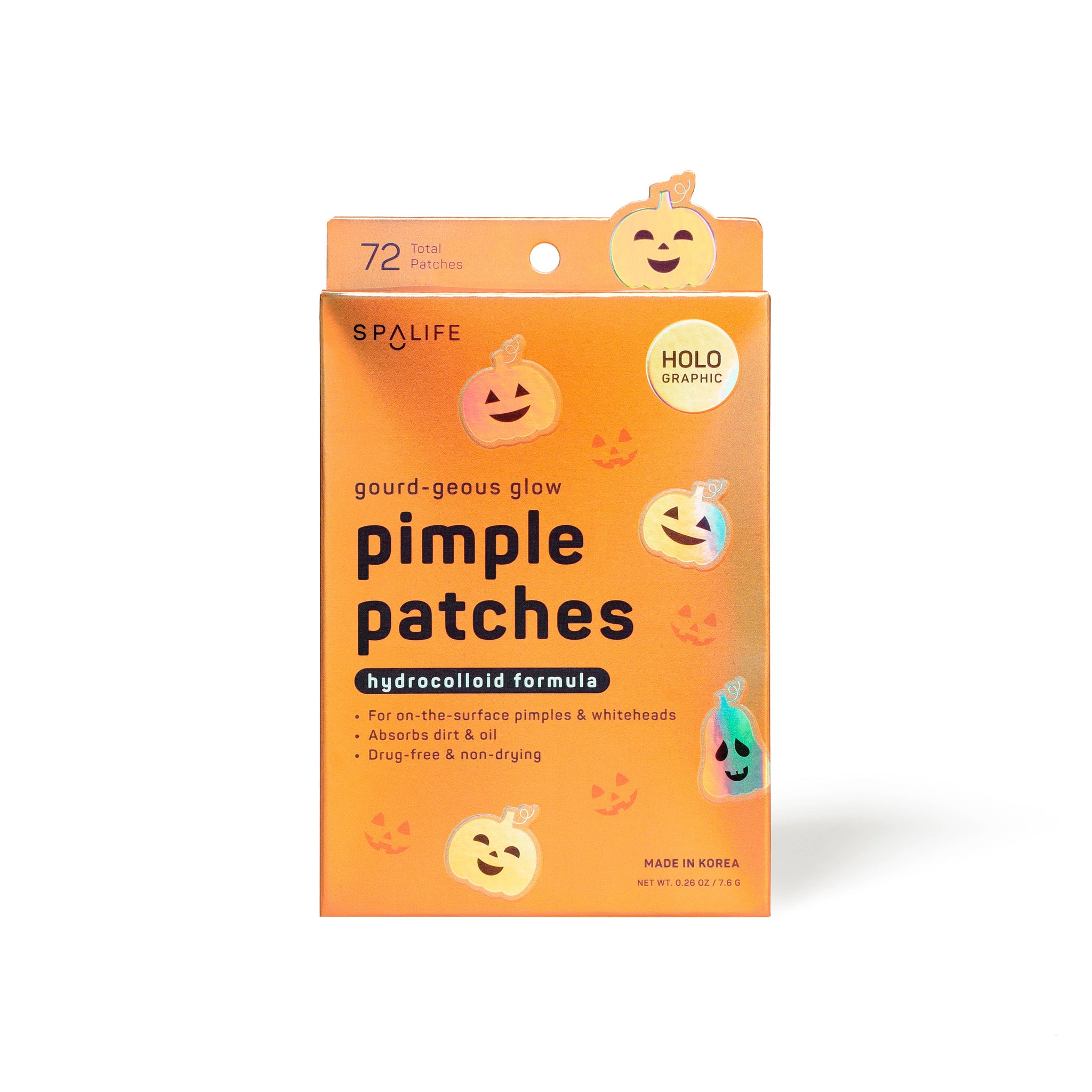 Halloween Holographic Pumpkin Pimple Patches
