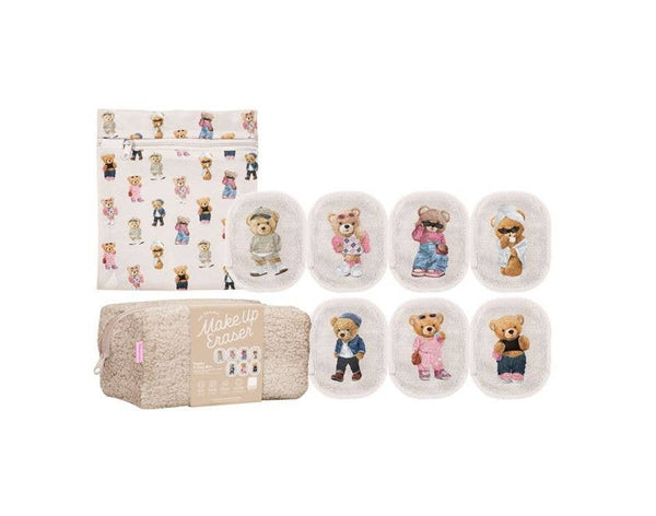 Teddy Bear 7-Day Gift Set & Cosmetic Bag